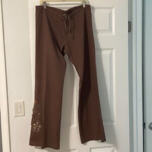 Prana Brown Casual Pants women’s size large